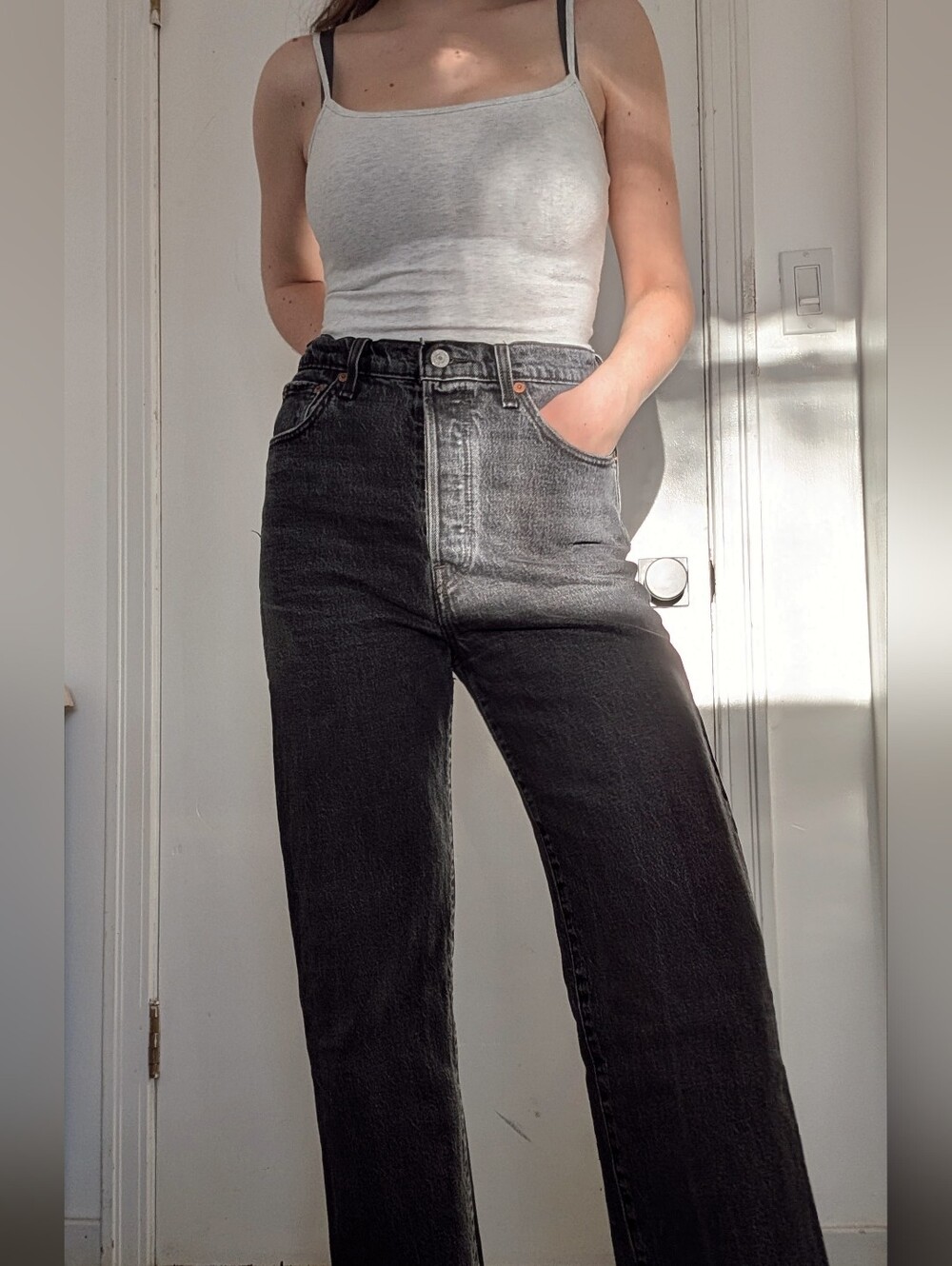 Levi's Ribcage Straight Ankle High-Rise Straight Leg Size 29